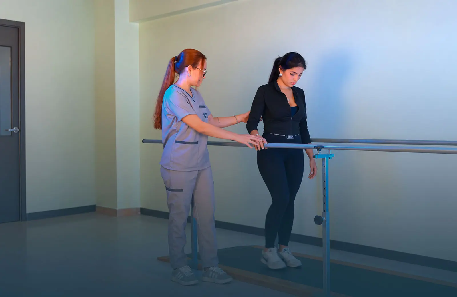 Fisioterapeuta en ejercicio profesional